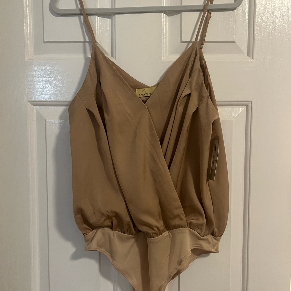 Elegant Tan Women's Top